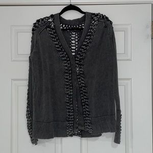 Allsaints knit cardigan Sz 6 vintage look